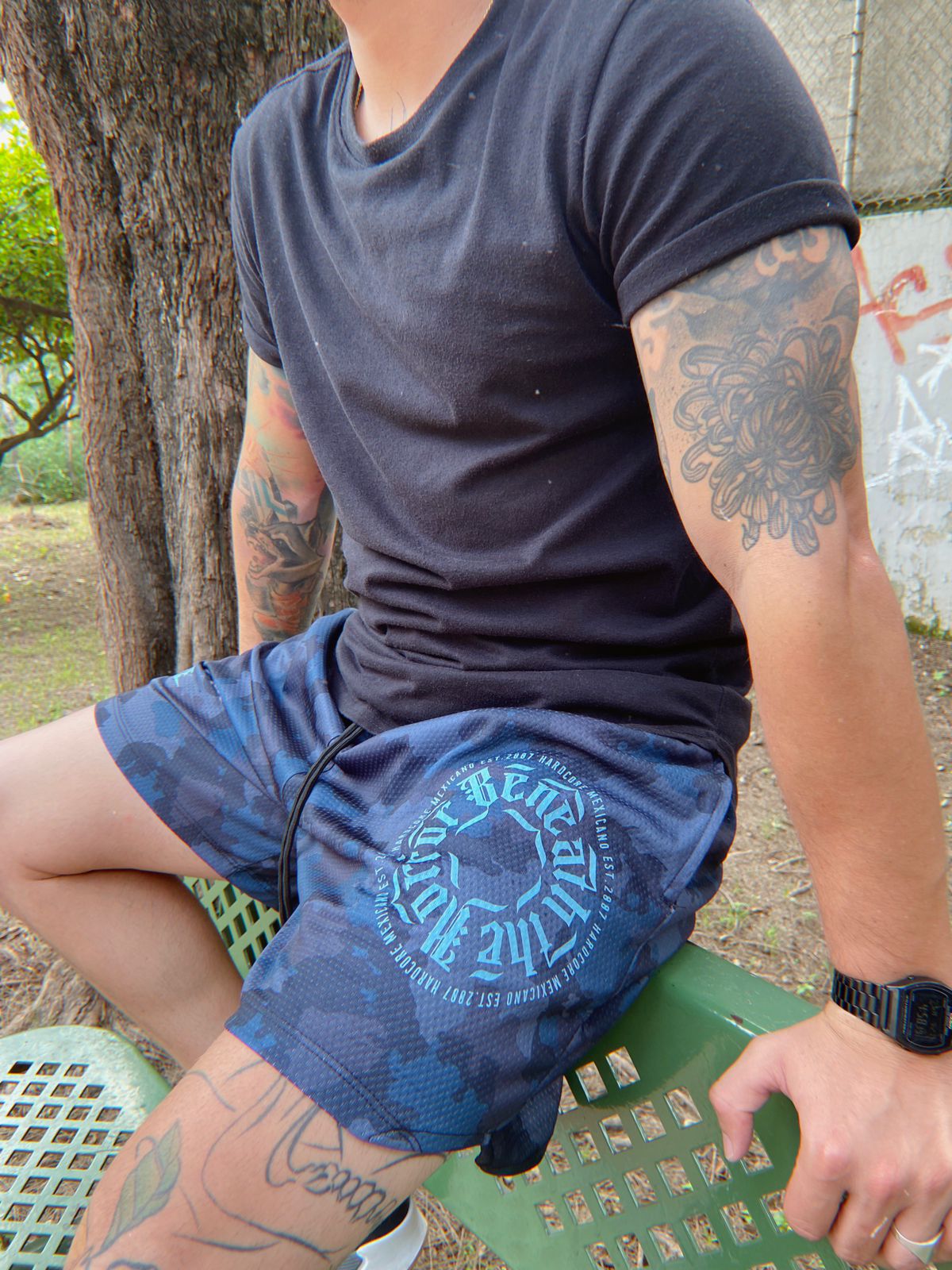 Short Blue Camo 2024